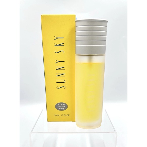 Avon Sunny Sky Eau De Toilette Spray Bottle Vintage 1996 1.7‎ oz Discontinued - Picture 1 of 16